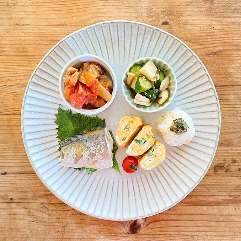 タンパク質がたっぷり摂れる、さばの和んプレート