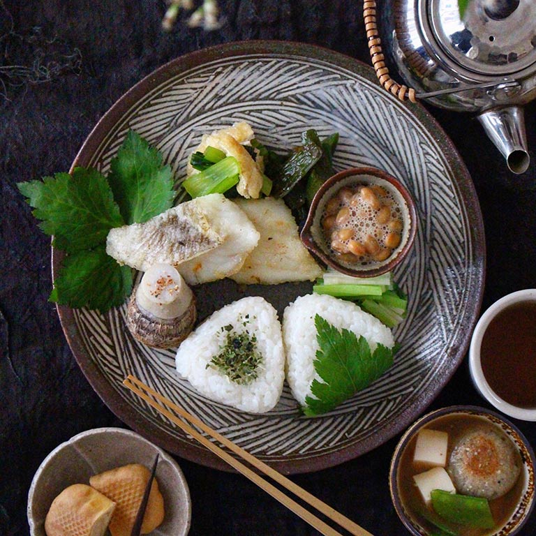 たらと三つ葉とほっこりおいもの和ンプレート