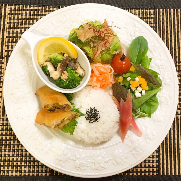 ちょい辛＆さっぱり野菜の中華ワンプレート